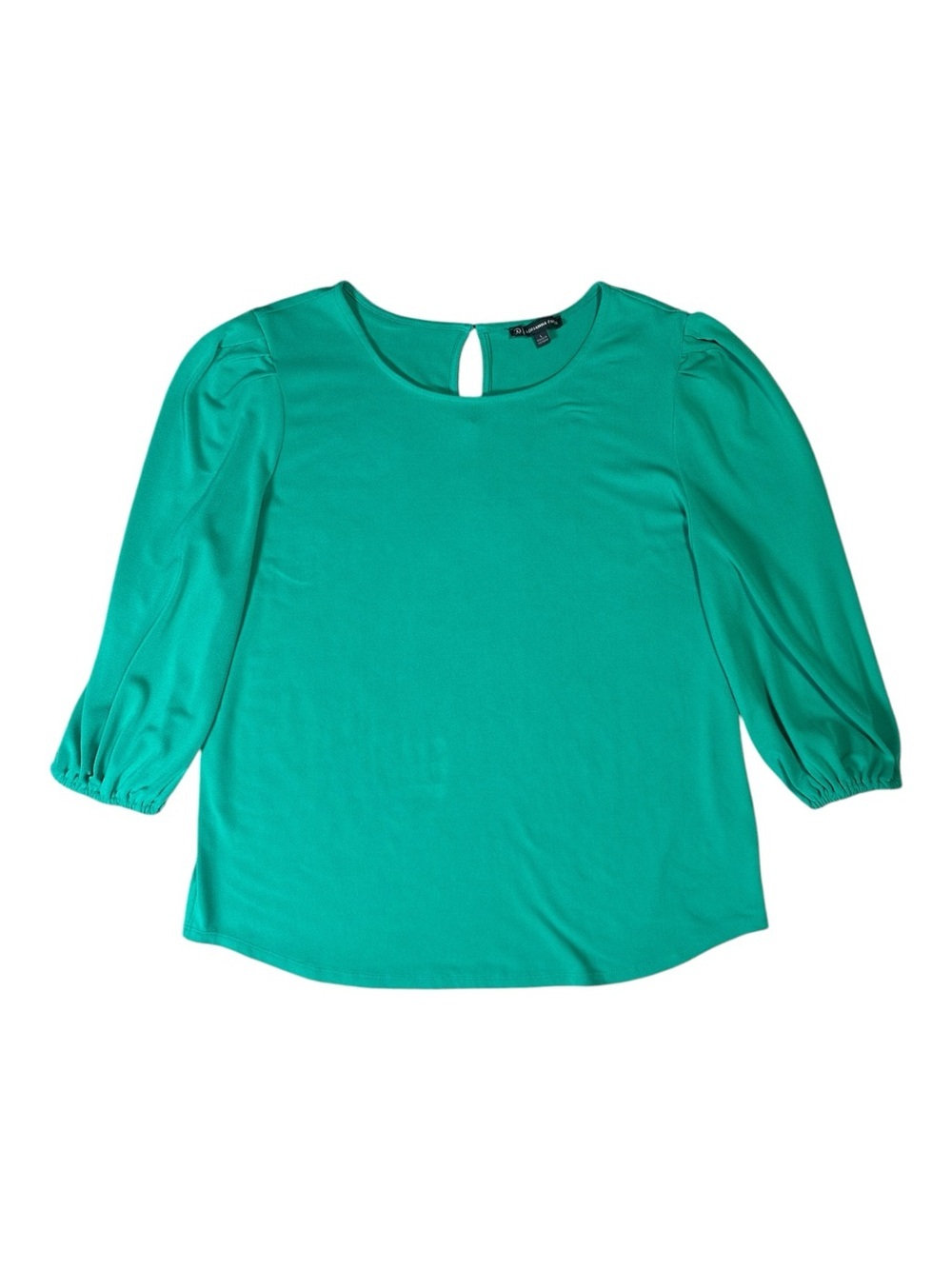 Adrianna Papell Blouse Green Size Large